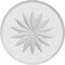 Ekena Millwork Standard Grayson Flower Rosette With Beveled Edge, 6"W x 6"H x 3/4"P ROSP060X060X075GRY10 - alternate 2